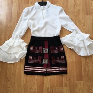 Ruffle My Pretty Sleeves Top